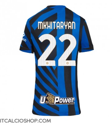 Inter Milan Henrikh Mkhitaryan #22 Prima Maglia Femmina 2024-25 Manica Corta